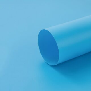 ฉากหลังการถ่ายภาพ PVC กันน้ำสีฟ้า